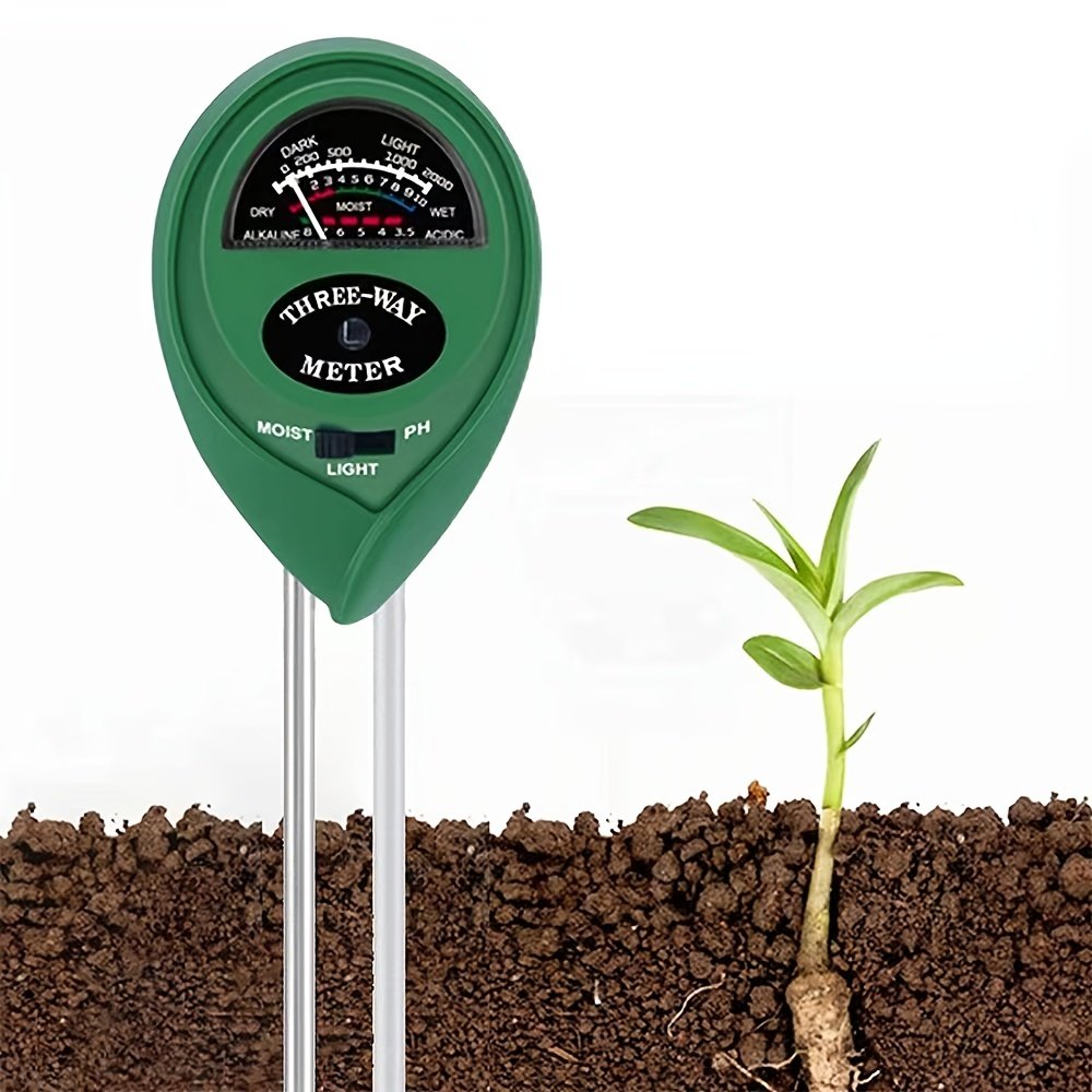 3 in 1 Plant Soil Moisture PH Light Meter for Plants Crops Flowers Vegetable Soil Meter Ph Measuring Instruments