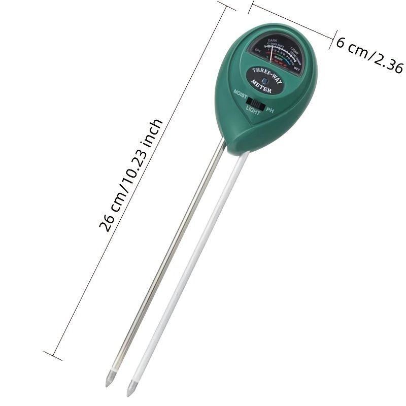 3 in 1 Plant Soil Moisture PH Light Meter for Plants Crops Flowers Vegetable Soil Meter Ph Measuring Instruments