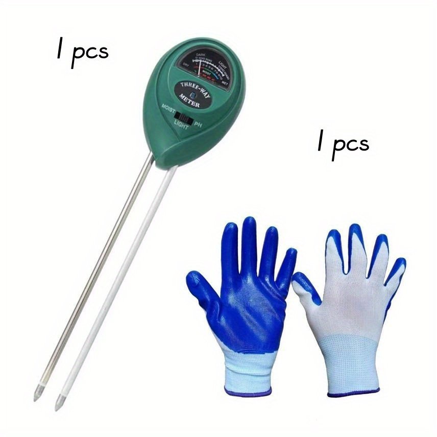 3 in 1 Plant Soil Moisture PH Light Meter for Plants Crops Flowers Vegetable Soil Meter Ph Measuring Instruments