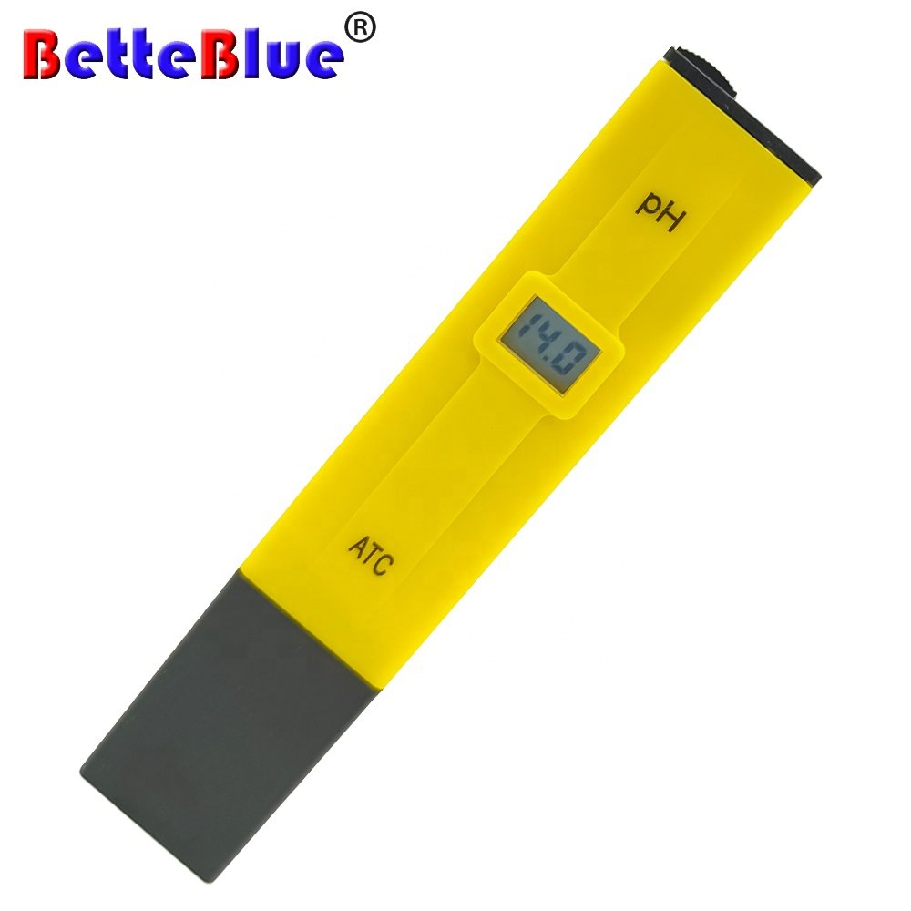 Aquarium ATC PH meter Handheld Digital Display PH Value Water Quality Analysis 0.00-14.00pH Portable pH Tester Pen