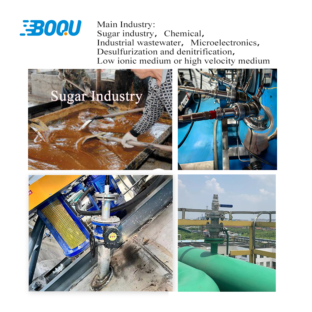 High Quality Low Ionic Medium Water Quality Monitoring Two-cavity structure reference system 0-14pH Glass orp probe