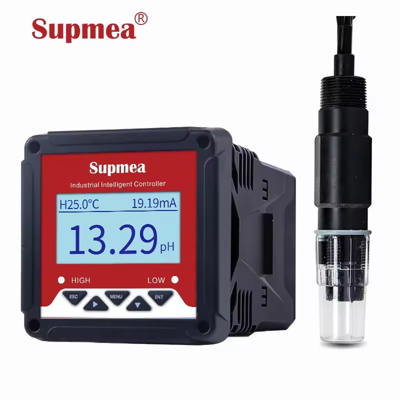 High Accuracy Digital Ph Meter Controller Aquarium Liquid Inline Ph Tester
