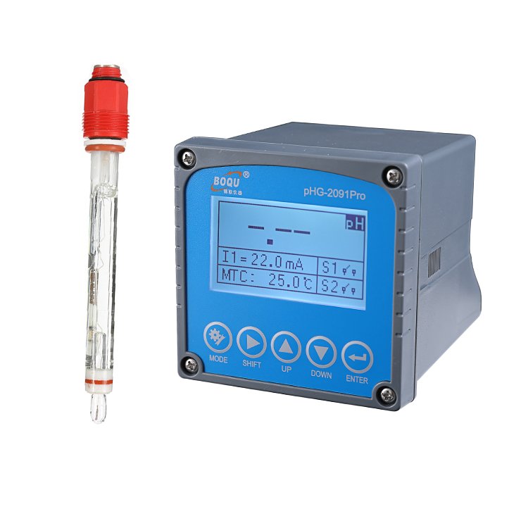 pHG-2091PRO Automatic Ph Controller Do Ec Orp Meter RS485 4-20ma Online PH Meter for waste water