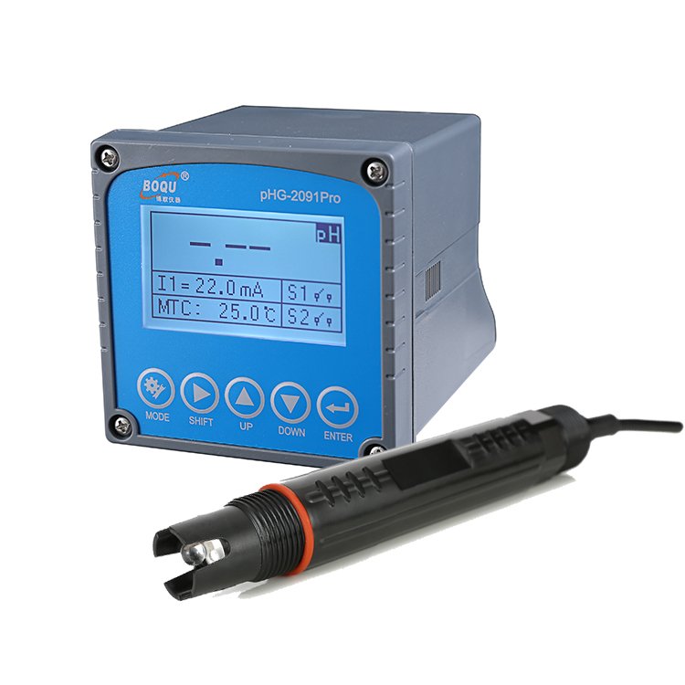 pHG-2091PRO Automatic Ph Controller Do Ec Orp Meter RS485 4-20ma Online PH Meter for waste water