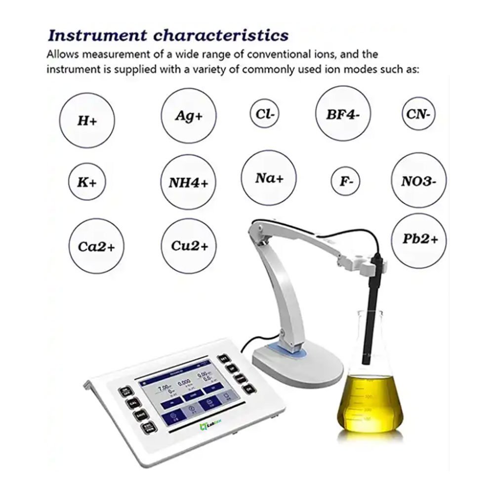 LABTEX Bechtop PH Meter Laboratory Digital PH Tester/Meter Professional Water PH Meter with Electrode