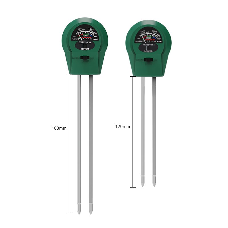 Customized logo 3 in 1 Soil Meter for PH Soil Moisture, pH, Illumination Testing