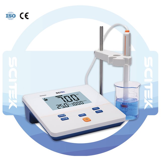 SCITEK Benchtop pH Meter Automatic electrode diagnostics pH Meter for laboratory