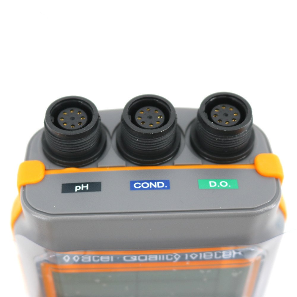 Upgraded Digital Water Quality Meter Dissolved Oxygen Tester PH Meter Conductivity Salinity Temperature Saltiness Meter AZ86031