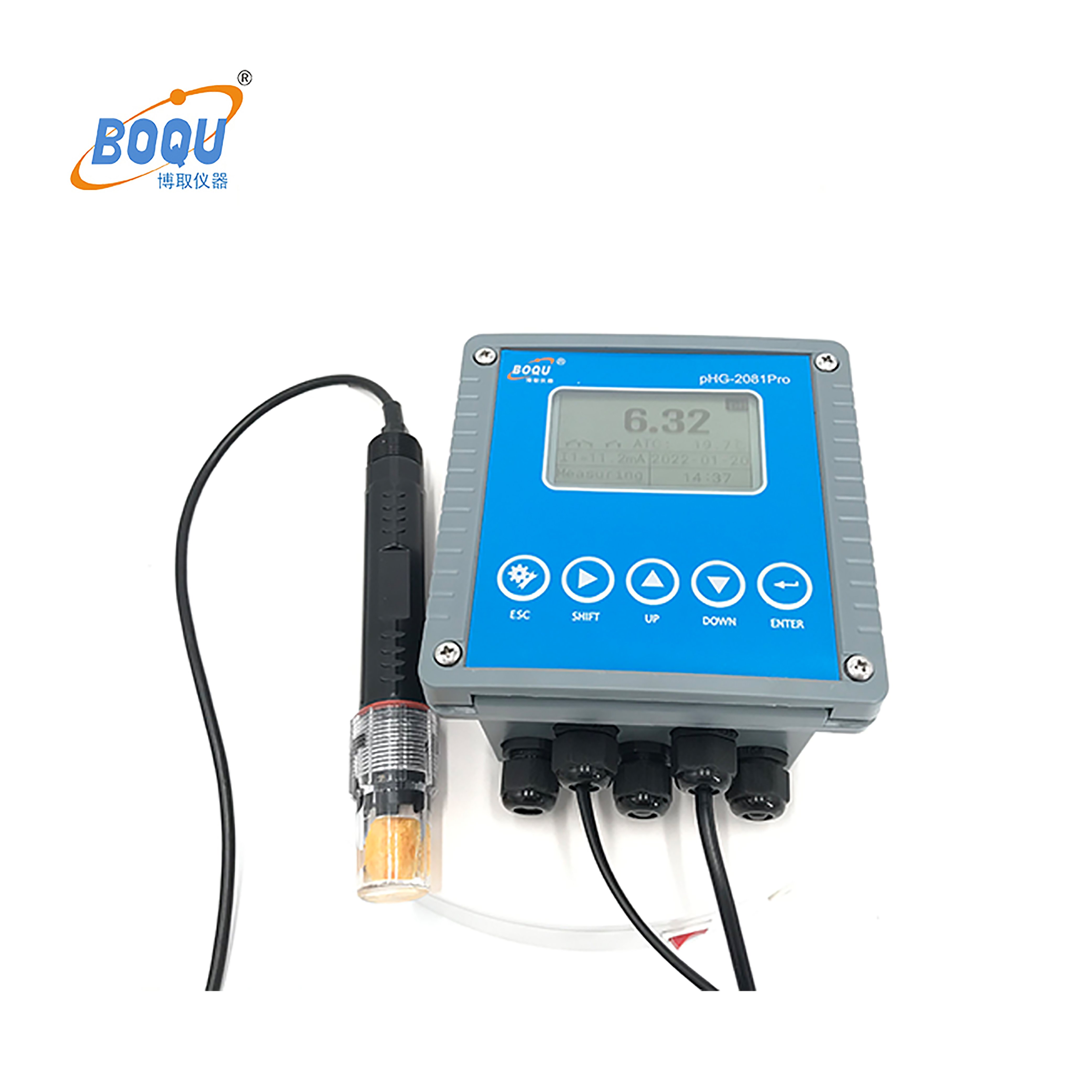 phg-2081pro Aquaculture fish tank Online 4-20ma ph and ec meter meters monitor