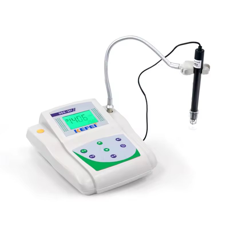 Desktop PH Conductivity Meter Water Conductivity Analyzer LCD Digital Temperature Tester
