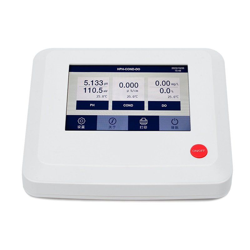 DO100T touch screen Benchtop DO Meter Dissolved oxygen meter with data storage function