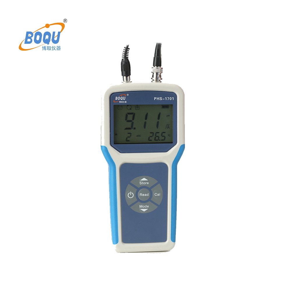 BOQU New Portable LCD Digital PH Meter of pH accuracy 0.01