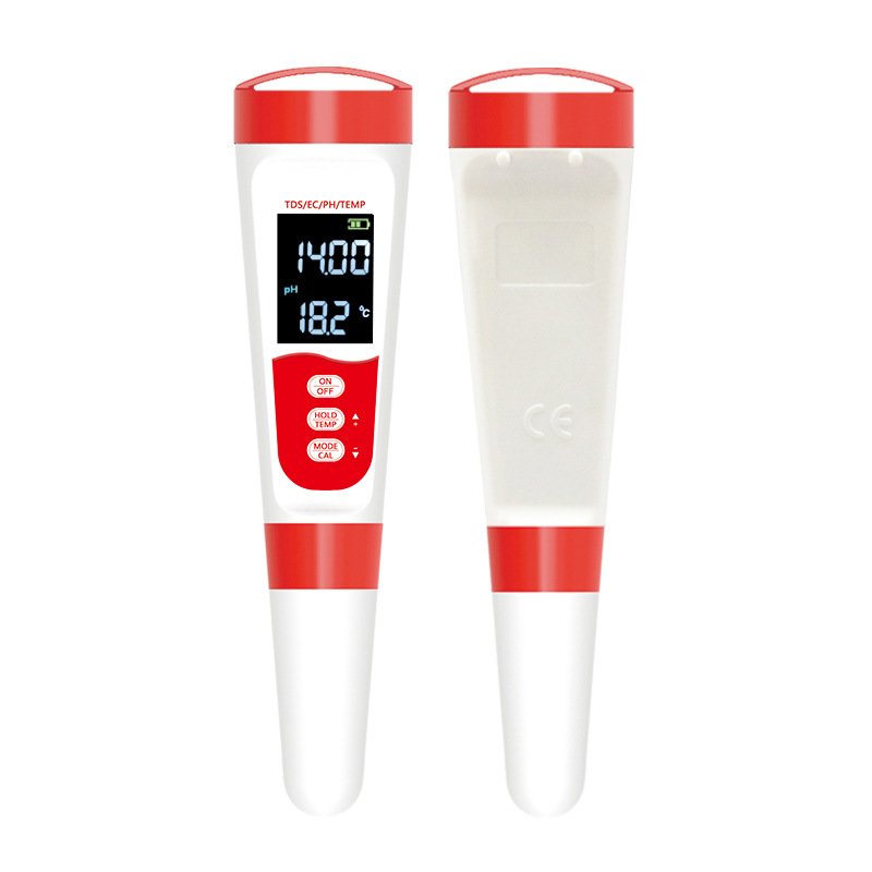 Digital Pocket Portable Waterproof with Backlight PH Pen TDS EC TEMP Meter Water Quality Tester