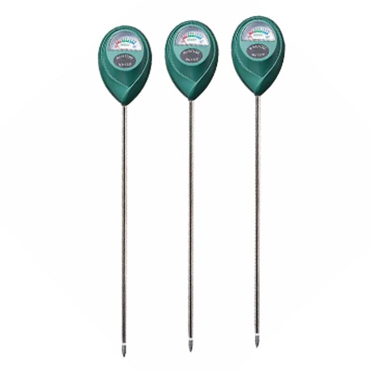 Single Soil moisture Meter Single Needle Soil Hygrometer Meter Green Color Soil Meter Detector Gardening Potted Plant Moist Test