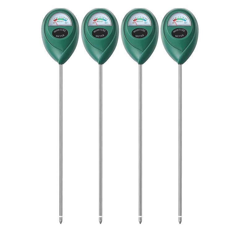 Single Soil moisture Meter Single Needle Soil Hygrometer Meter Green Color Soil Meter Detector Gardening Potted Plant Moist Test