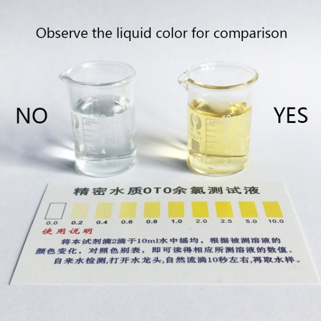 Best Selling 10 ml Residual Chlorine Detection Water Residual chlorine reagents