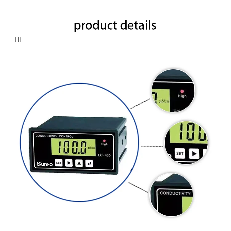 Conductivity Total Dissolved Solid Monitor Ec-400 Multi-parameter PH TDS EC Conductivity Meter Conductivity Controller For Water