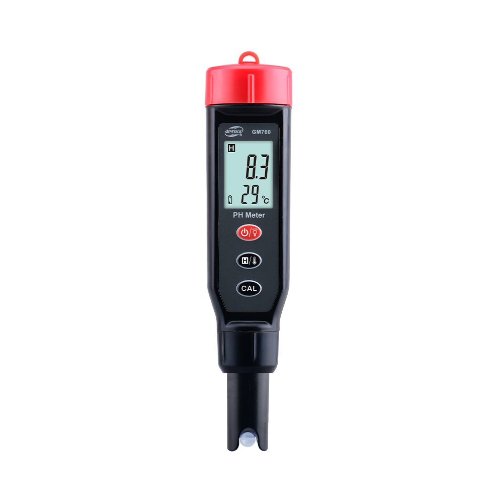 GM760 Digital LCD PH Meter High Precision Waterproof Temperature Tester