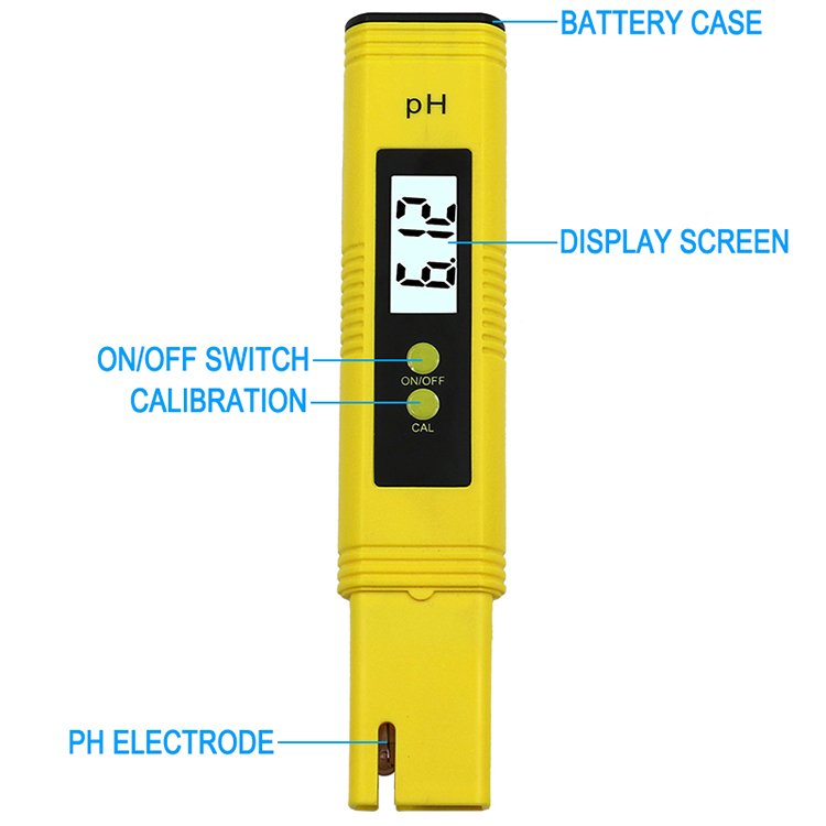 Digital PH Meter Automatic Calibration 0.01 Water Quality Tester PH pen PH-02