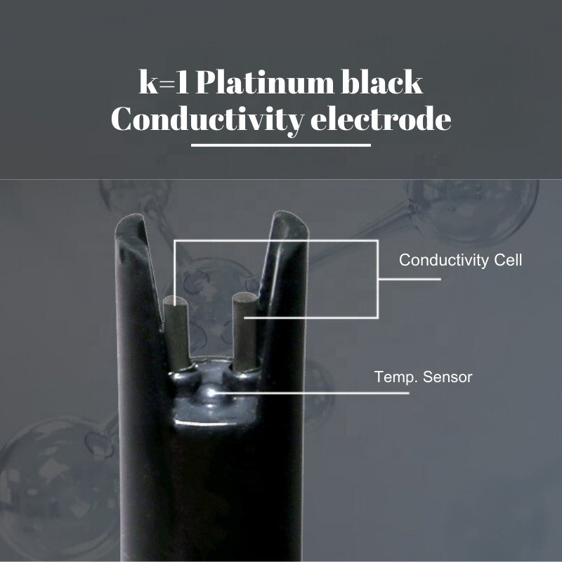 Top Quality Portable Conductivity Meter Kit With EC Electrode 50 Sets Data Storage CE Certified TDS Salinity Resistivity Metre