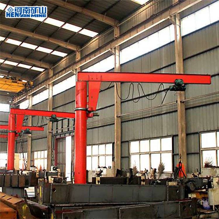 Column type cantilever slewing jib crane budget price sale 2t 5m length light equipment