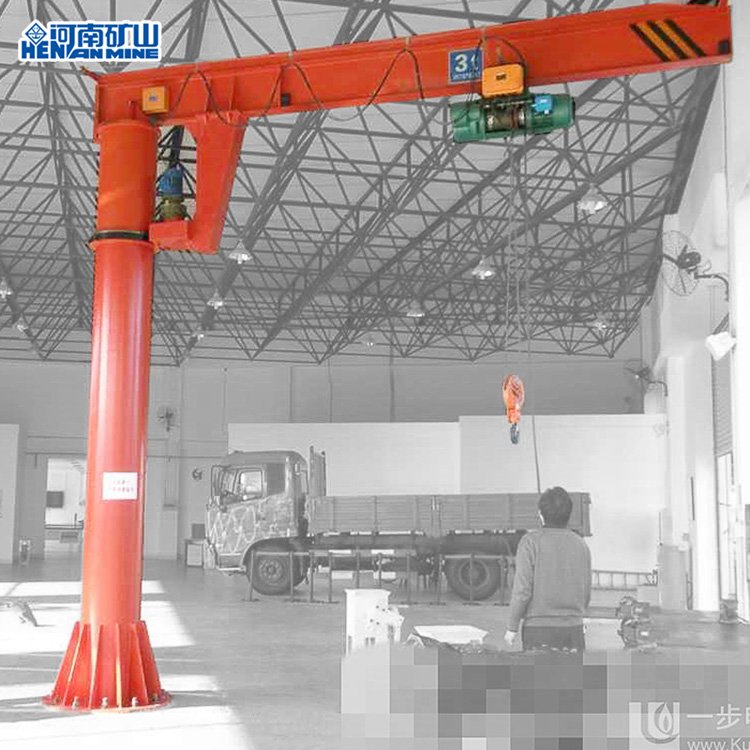 Column type cantilever slewing jib crane budget price sale 2t 5m length light equipment