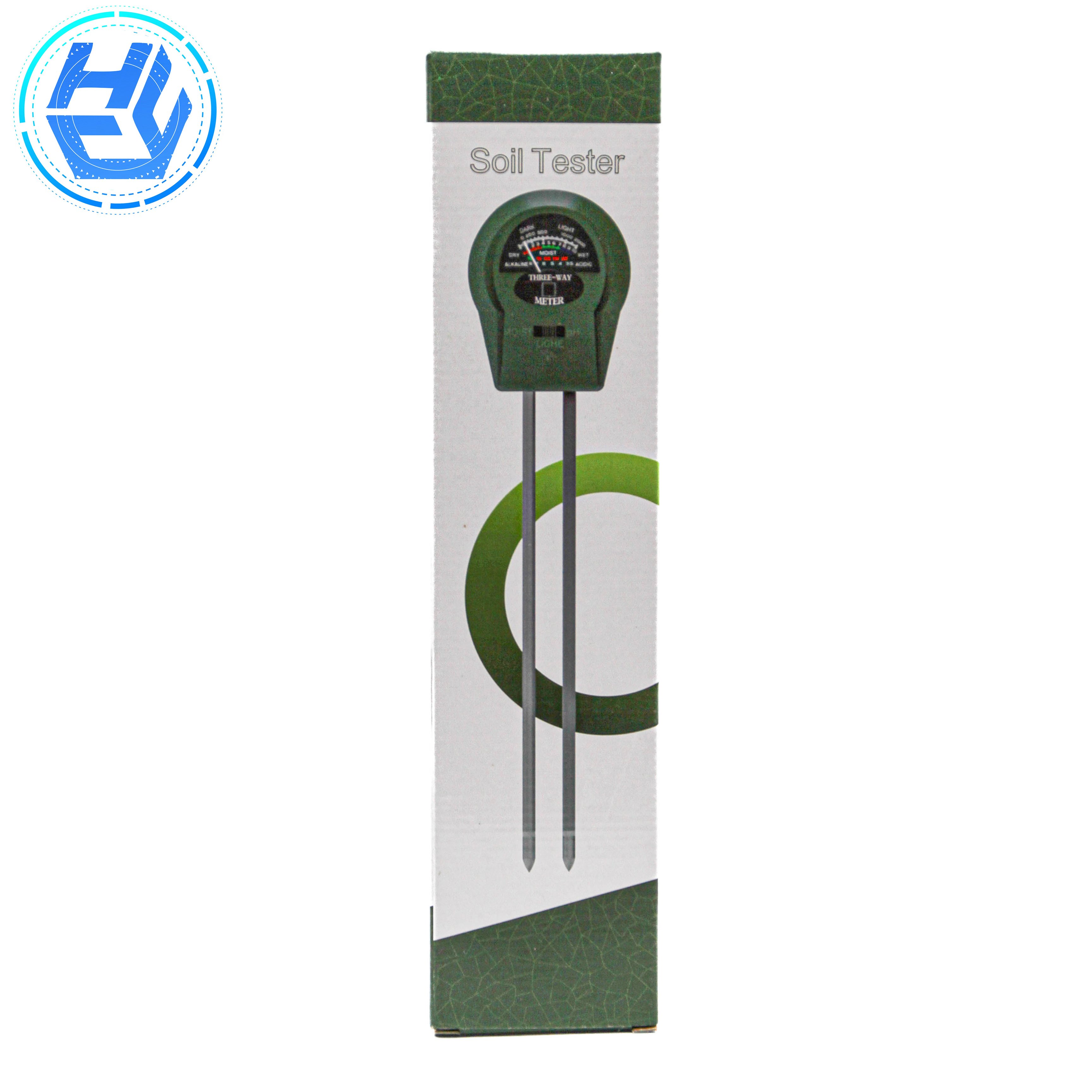 New Three-In-One Soil Tester Light Humidity Detection Hygrometer Soil PH Meter Soil Detector Factory Price