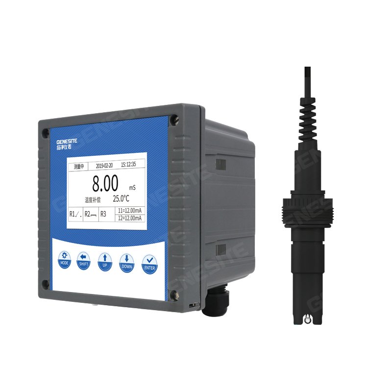 Online Water Analyzer pH Water Sensor with Controller 500,000 Data Storage pH Probe Sensor for Water Test