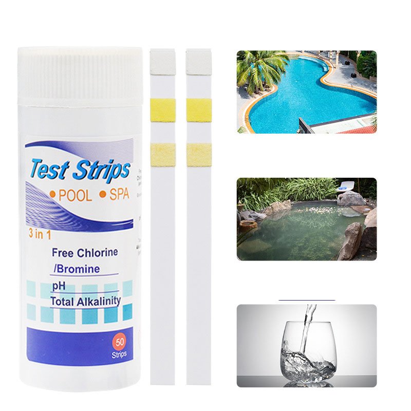 3-in-1 Pool PH Meter Tester Cleaner Accessories Measures Residual Chlorine Alkalinity Optimal Swimming Pool Water Quality