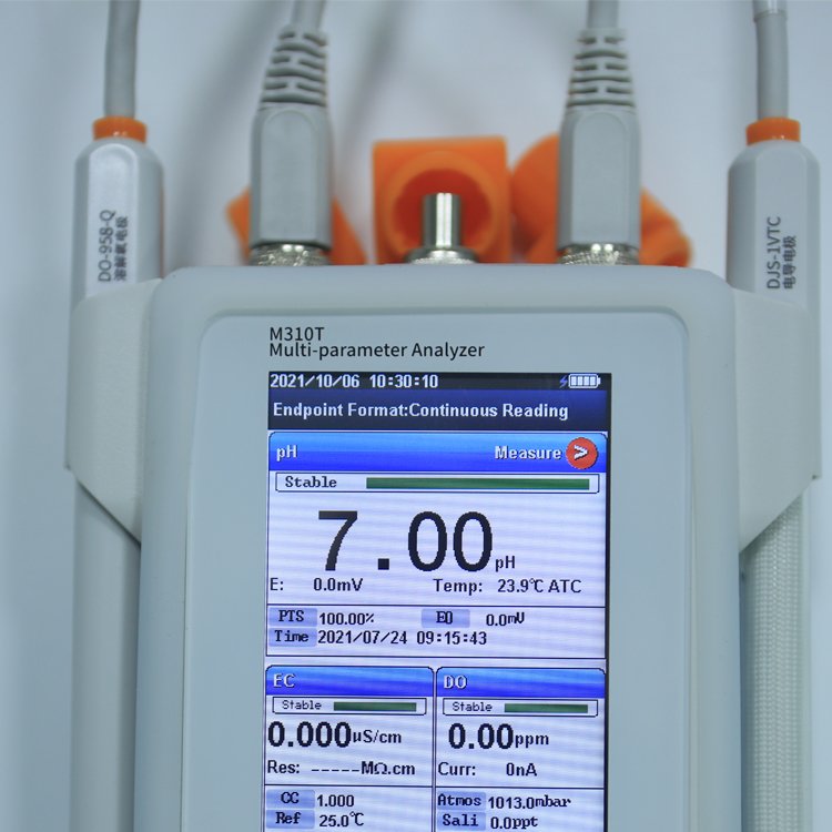 Handheld pH/ORP/ISE Meter Multiparameter Water Quality Analyzer Portable Digital pH meter Model M310T