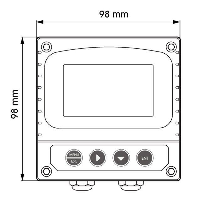 Online Chlorine Dioxide Meter for Water Measurement chlorine dioxide meter ph sensor Conductivity Meter