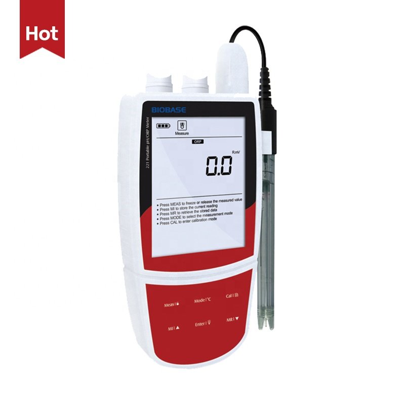 BIOBASE Portable pH/ORP Meter automatic recognition Multi-mode power scheme PH-220 pH/ORP Meter for lab