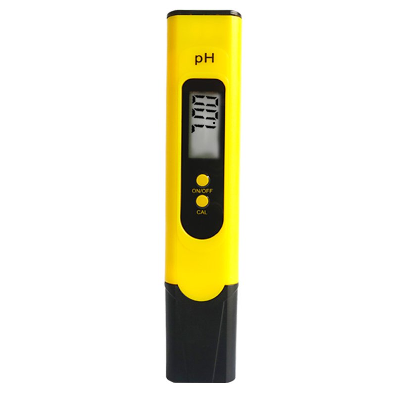 Pocket-Sized Range 0.00~14.00 Water Quality Tester Portable Digital pH Meter w/ ATC 3-points Calibration for Lab Home Aquarium
