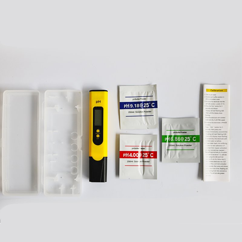 Pocket-Sized Range 0.00~14.00 Water Quality Tester Portable Digital pH Meter w/ ATC 3-points Calibration for Lab Home Aquarium
