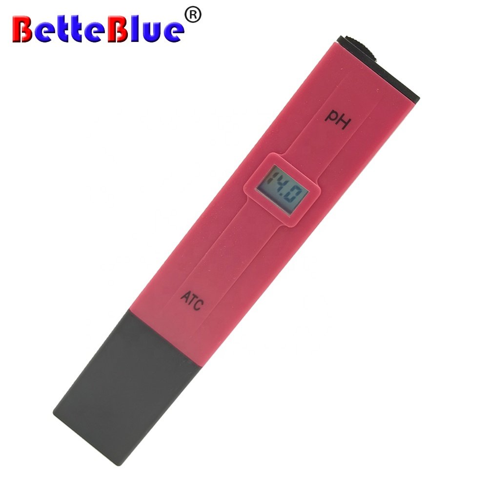 pH-009 Fish Tank Swimming pool Digital pH Water Tester Pen 0-14.0 pH Measurement Range Portable pH Meter with Atc