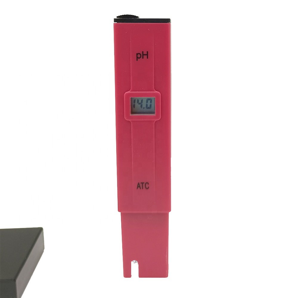 pH-009 Fish Tank Swimming pool Digital pH Water Tester Pen 0-14.0 pH Measurement Range Portable pH Meter with Atc