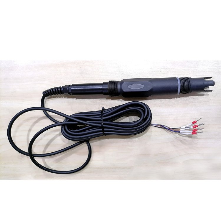 Industrial pH Probe RS485 Plastic pH Electrode Water pH Sensor Probe 4-20ma for Aquarium
