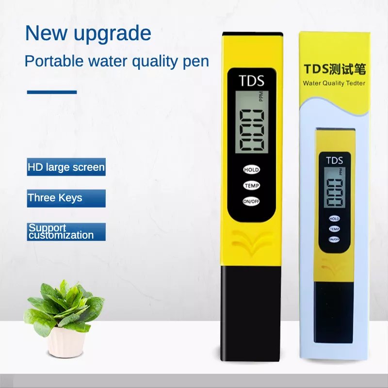 Large Screen TDS Meter LCD Digital Temperature Water Tester Pen PPM Meter Water Purity Tester