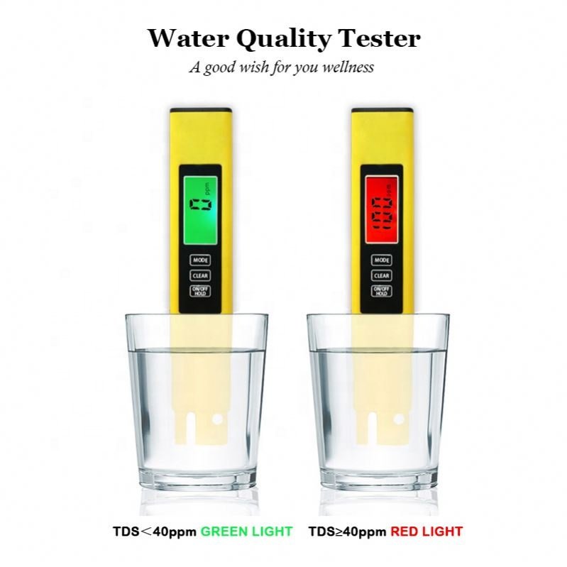 Digital Water Tester Water Quality Tester TDS Temperature & Conductivity Meter 3 in 1 EC Meter Lab PPM Meter