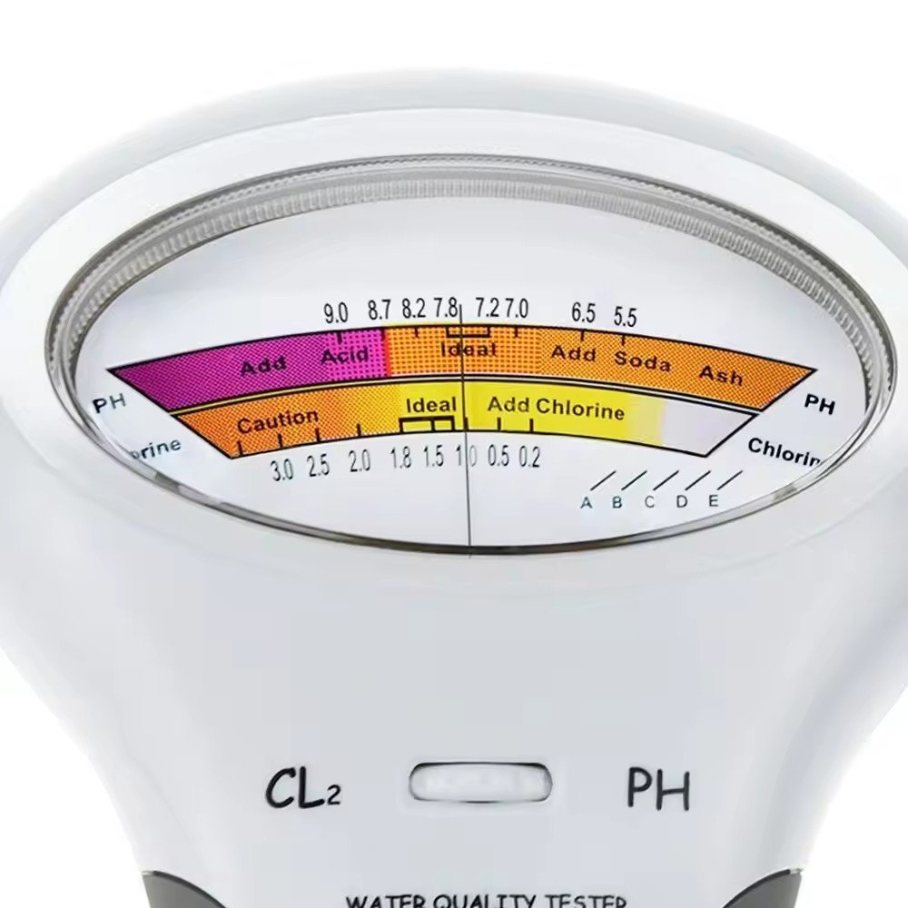2023 Digital Chlorine 1.2 To 1.7 ppm Water Quality PH & Chlorine 2 in 1 Meter CL2 PH Meter for Swimming Pool SPA Aquarium