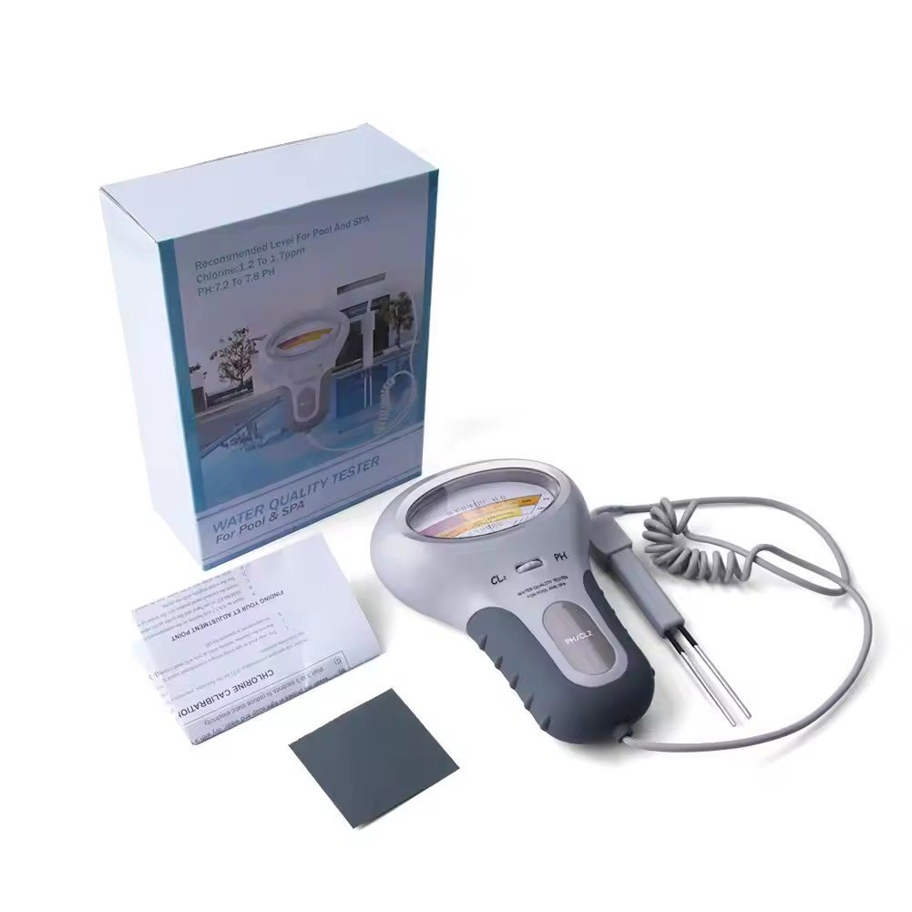 2023 Digital Chlorine 1.2 To 1.7 ppm Water Quality PH & Chlorine 2 in 1 Meter CL2 PH Meter for Swimming Pool SPA Aquarium