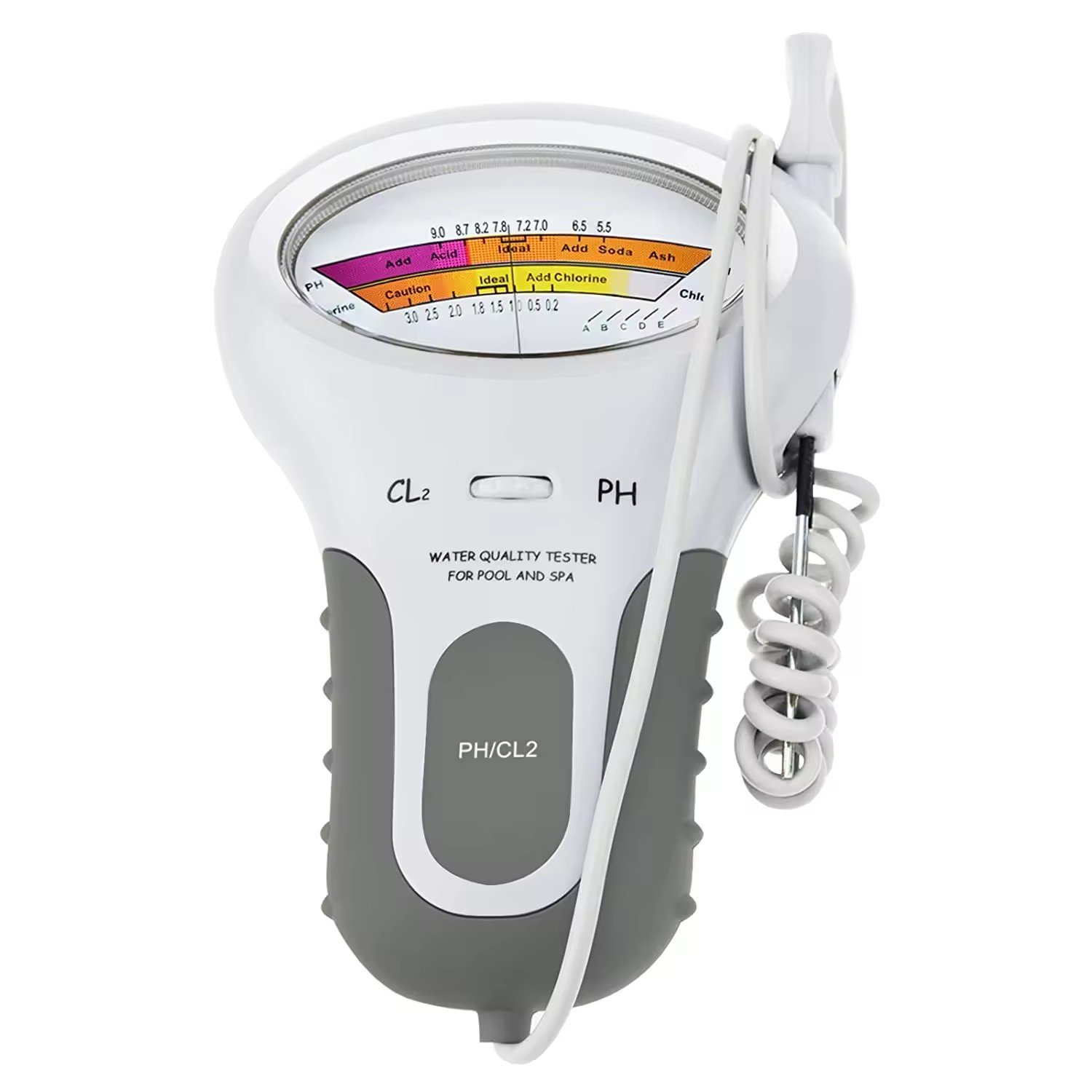 2023 Digital Chlorine 1.2 To 1.7 ppm Water Quality PH & Chlorine 2 in 1 Meter CL2 PH Meter for Swimming Pool SPA Aquarium