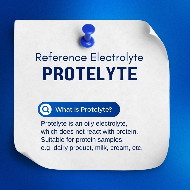 High Tech Refillable Protelyte Electrolyte pH Electrode With BNC Connector Specialized For Protein Samples Milk Yogurt Cream