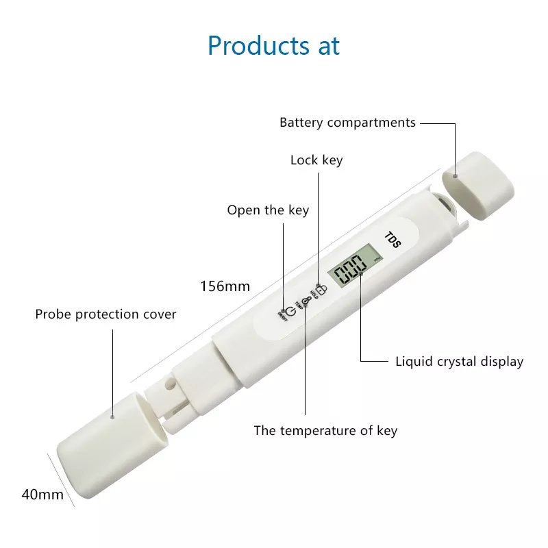 Best Price Tds Meter High Quality 9990 Ppm Sensor Tds Meter For Water Testing