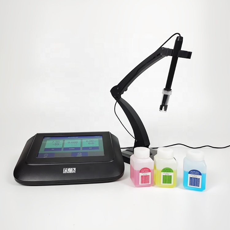 Benchtop 7 Inch Color Capacitive Touch Screen 0.1 0.01 Resolution Atc Lab Digital Ph Meters