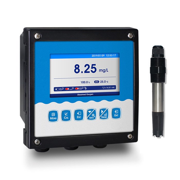 Online Dissolved Oxygen Meter DO Controller Water Treatment Analyzer Industrial Dissolved Oxygen Measuring Monitor Analyzer