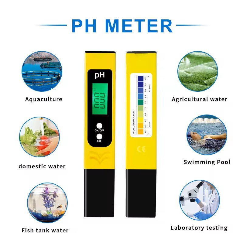 High Quality pH Meter Digital Portable pH Meter For Water pH Testing