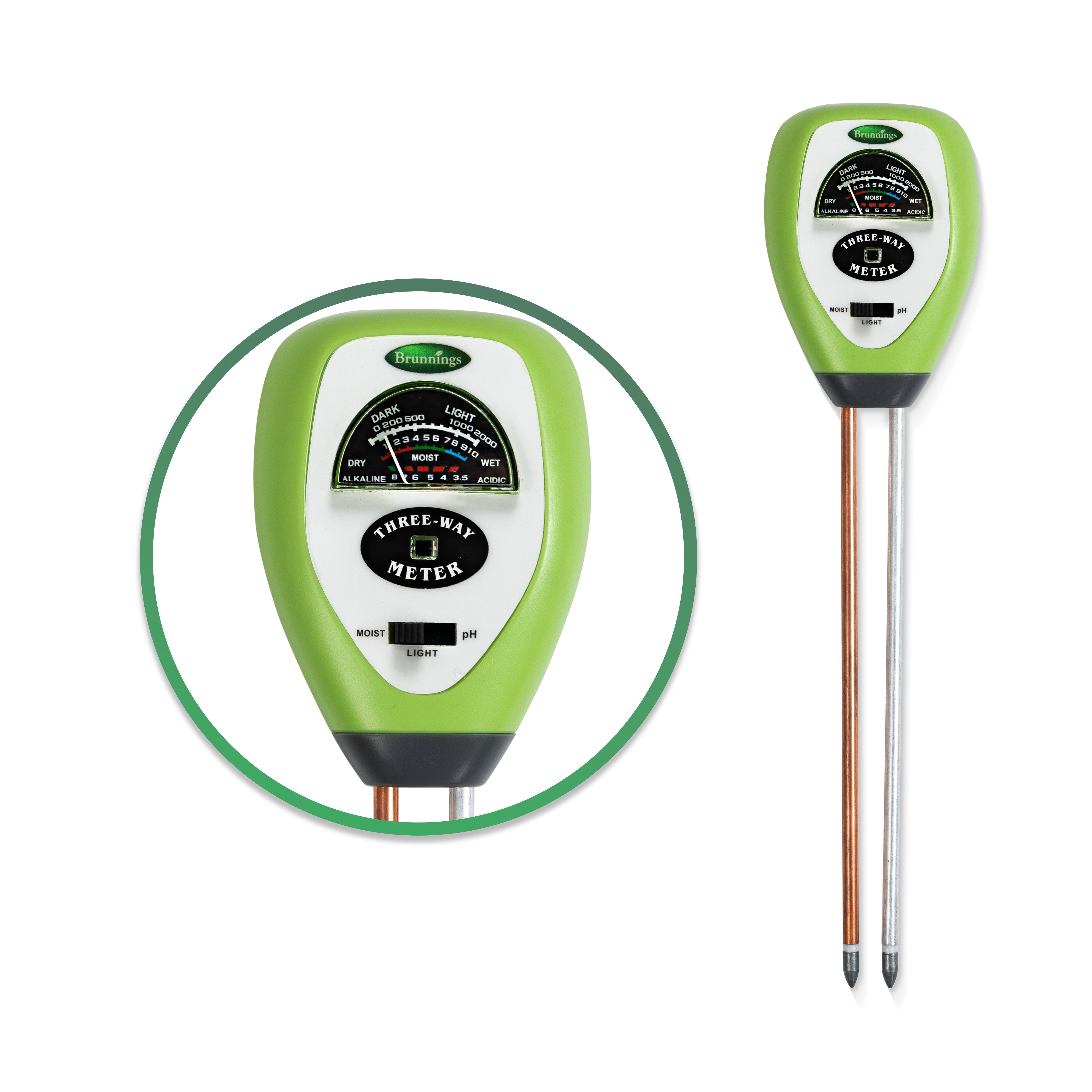 Soil Tester Flowers Lawns Vegetables Soil Meter Indoor Outdoor Pen Type