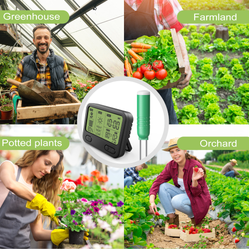 3-in-1 compost unconfined thermal coefficient digital level smart soil ph meters soil tester equipment