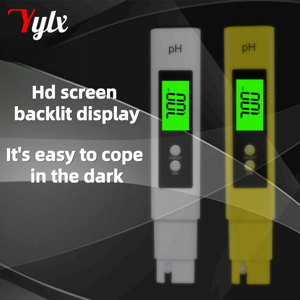 0~14 Portable Ph meter Waterproof pH water test pen Digital pen aquarium pool water pH meter